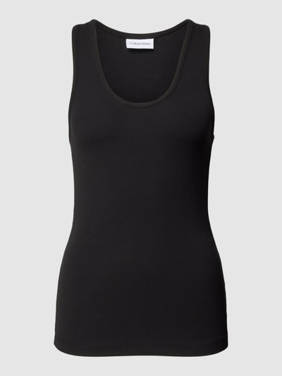 Calvin Klein Womenswear Tank Top mit breiten Trägern Black 2