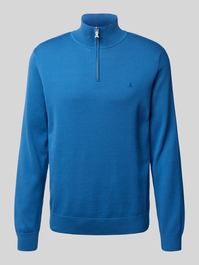 Armedangels Regular fit schipperstrui van puur katoen, model 'FAABES' Koningsblauw - 2