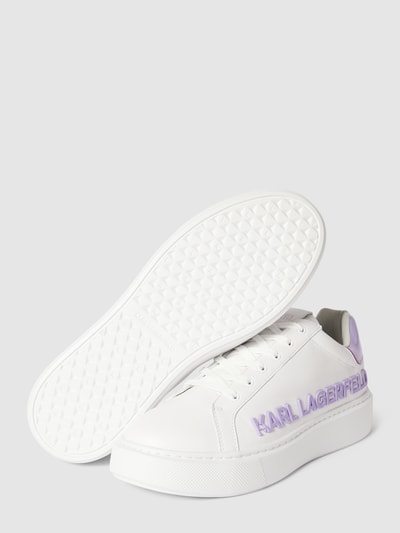 Karl Lagerfeld Sneakers met labeldesign, model 'MAXI KUP' Wit - 5