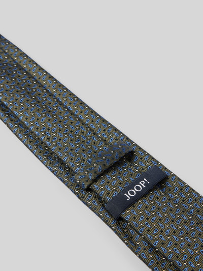 JOOP! Collection Seidenkrawatte mit Strukturmuster Dunkelgruen 3