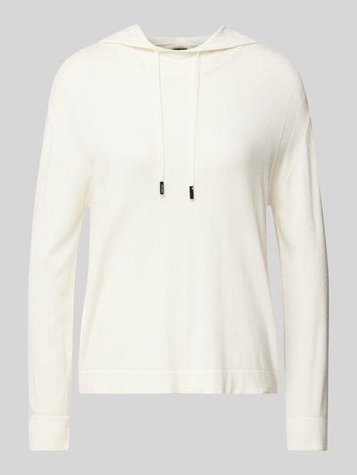 Marc Cain Gebreide pullover met capuchon Offwhite - 2