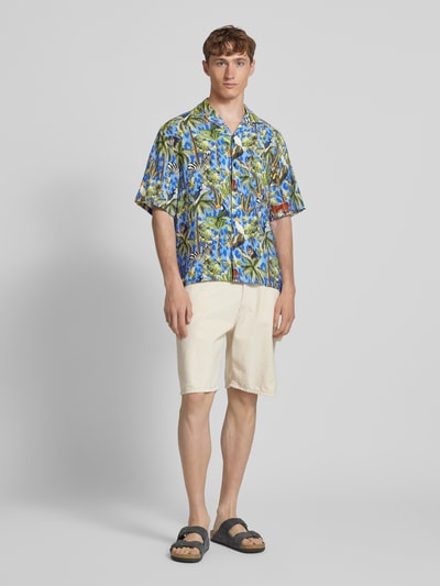 REVIEW Koszula casualowa z listwą guzikową Jasnoniebieski 1