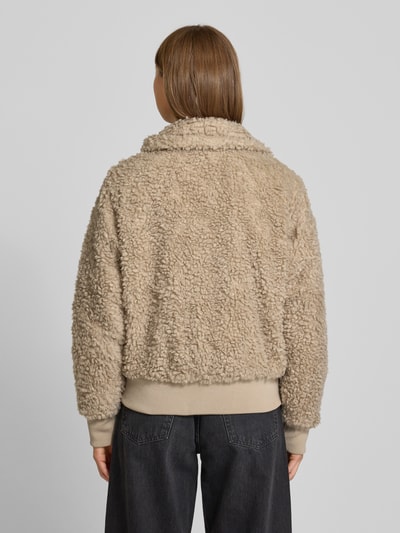 Mazine Teddyjacke mit Stehkragen und Reißverschluss Beige 5