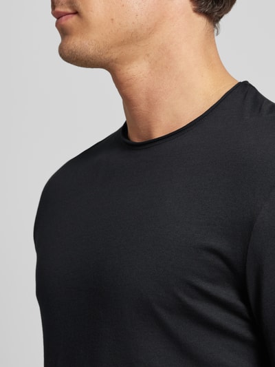 Strellson T-Shirt mit Rundhalsausschnitt Modell 'Tyler' Black 3