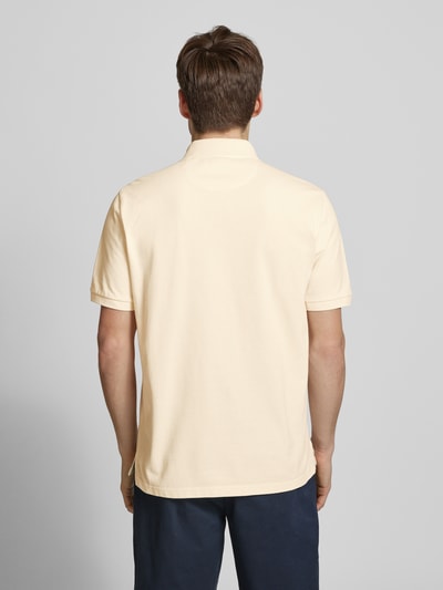 Gant Regular Fit Poloshirt von Label-Stitching Modell 'SUNFADED' Offwhite 5