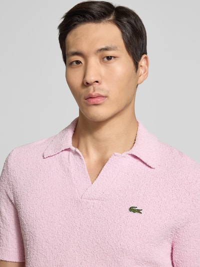 Lacoste regular fit poloshirt van katoenmix Roze - 3