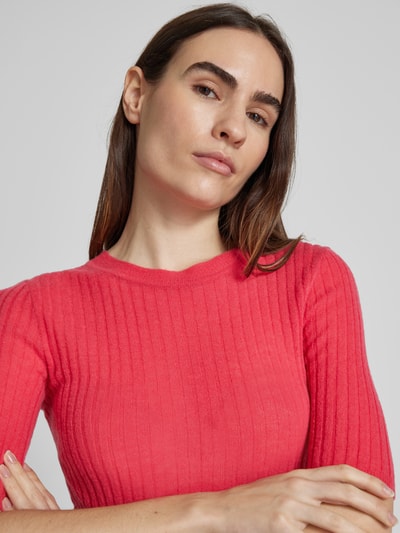 BOSS Orange Gebreide pullover met 1/2-mouwen, model 'Fennina' Felroze - 3