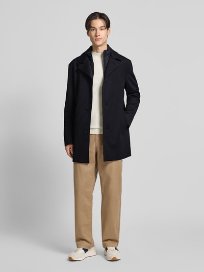 JOOP! COLLECTION Kurzmantel mit Eingrifftaschen Modell 'Sidney' Marine 1