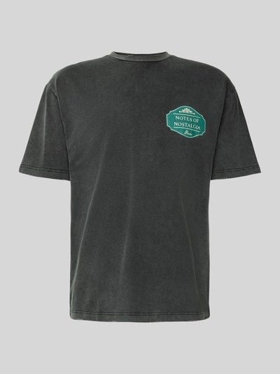 Don´t Waste Culture T-Shirt mit Motiv-Print Modell 'Xandor' Anthrazit 2