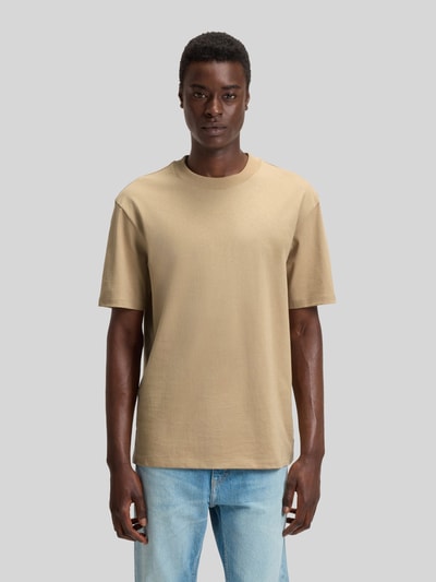 HUGO Regular Fit T-Shirt aus reiner Baumwolle Modell 'DAPOLINO' Beige 4