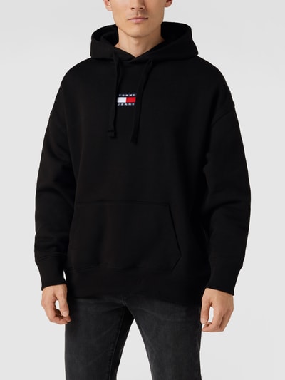 Tommy Jeans Oversized Hoodie mit Label-Patch Black 4