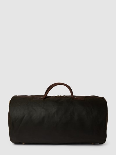 Barbour Weekender mit Lederbesatz Modell 'BARBOUR WAX HOLDALL' Oliv 5