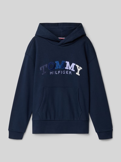 Tommy Hilfiger Teens Boyfriend Fit Hoodie aus Baumwoll-Mix Marine 1