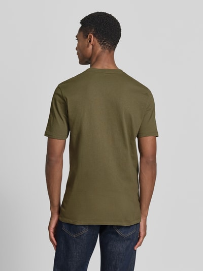 BOSS Orange Regular Fit T-Shirt aus reiner Baumwolle Modell 'TALES' Khaki 5