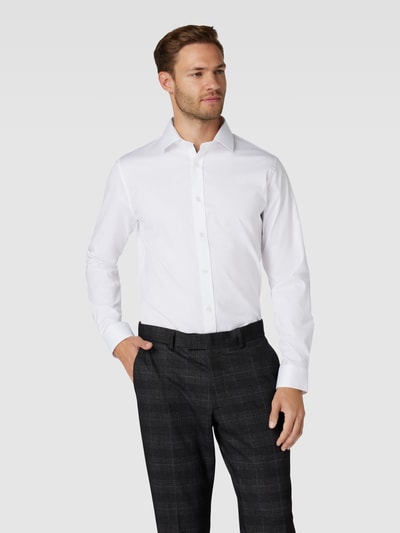 Matinique Zakelijk overhemd met kentkraag, model 'trostol' Wit - 4