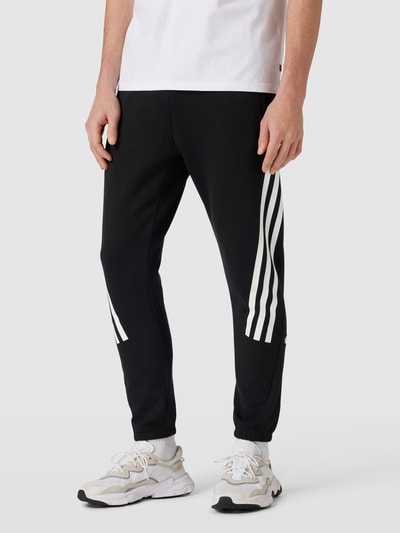 ADIDAS SPORTSWEAR Jogpants mit Kontraststreifen und elastischem Bund Black 4