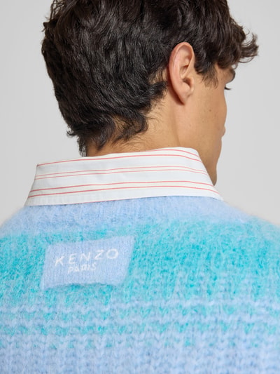 Kenzo Regular Fit Pullover aus Alpaka-Mix Hellblau 3