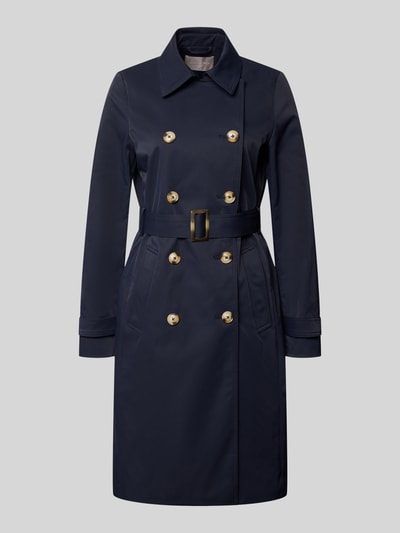 Christian Berg Woman Selection Trenchcoat mit Ärmelriegeln Dunkelblau 2