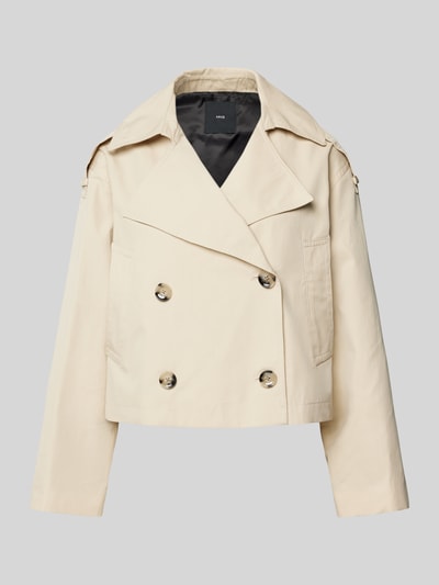 Mango Trenchcoat mit Leistentaschen Modell 'LIPA' Beige 1