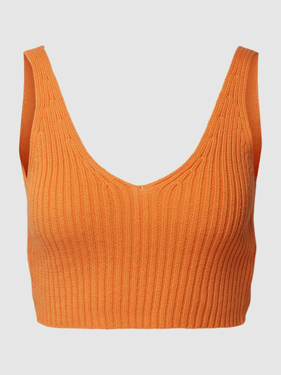 Review Crop Top mit Schnürung am Rücken Apricot 2