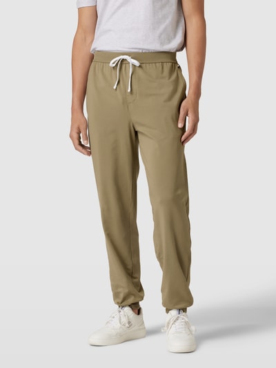 BOSS Sweatpants mit Label-Stitching Schilf 4