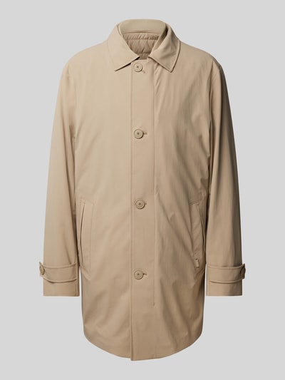 BOSS Regular Fit Kurzmantel mit Ärmelriegeln Modell 'Jared 2in1' Beige 2