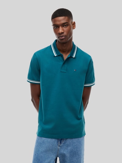 Tommy Jeans Regular Fit Poloshirt aus reiner Baumwolle Gruen 4