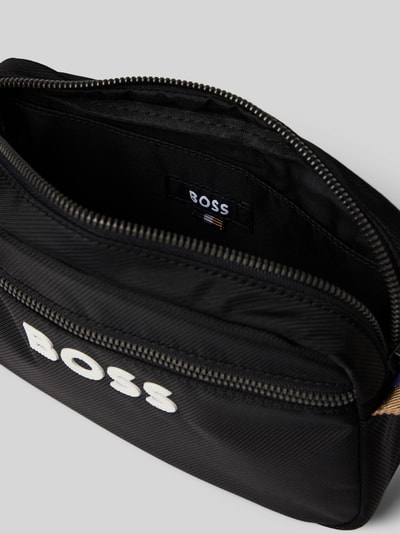 BOSS Umhängetasche mit gummiertem Label Print Modell 'CATCH-3.0' Black 5