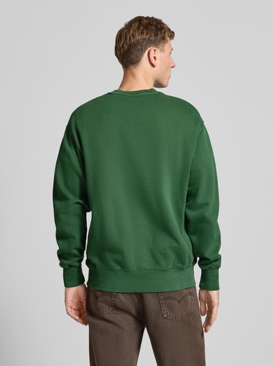 Levi's® Sweatshirt mit gerippten Abschlüssen Dunkelgruen 5