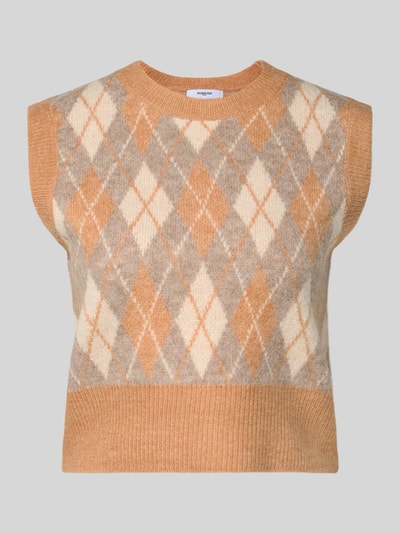 SUNCOO PARIS Weste mit Rundhalsausschnitt Modell 'PHILO' Camel 2