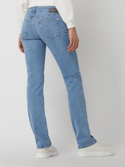 Mavi Jeans Jeansy z niskim stanem o kroju straight fit z dodatkiem streczu model ‘Olivia’ Jasnoniebieski 5