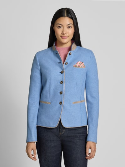 WHITE LABEL Blazer mit Stehkragen Hellblau 4