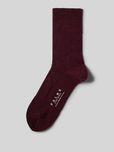 Falke Sokken met hoogwaardige mix van wol en kasjmier, model 'COSY WOOL' Bordeaux - 1