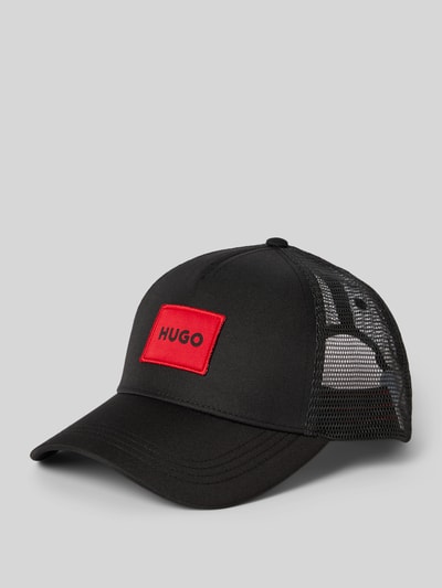 HUGO Trucker Cap mit Label-Patch Modell 'Kody' Black 1