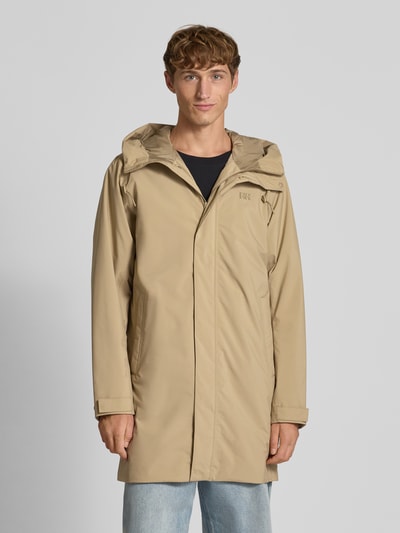 Helly Hansen Regular Fit Mantel mit Kapuze Modell 'Munich' Hellbraun 4