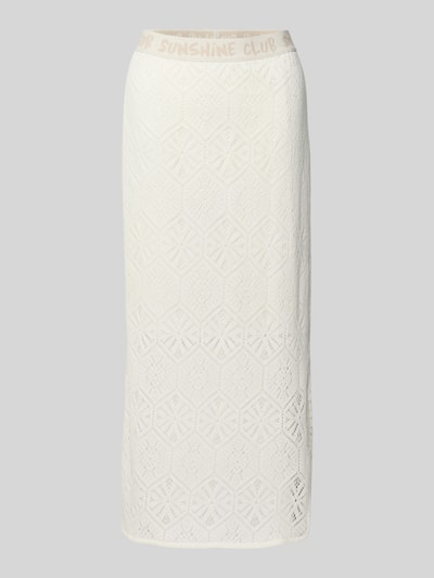 Smith and Soul Maxirock mit elastischem Logo-Bund Offwhite 2