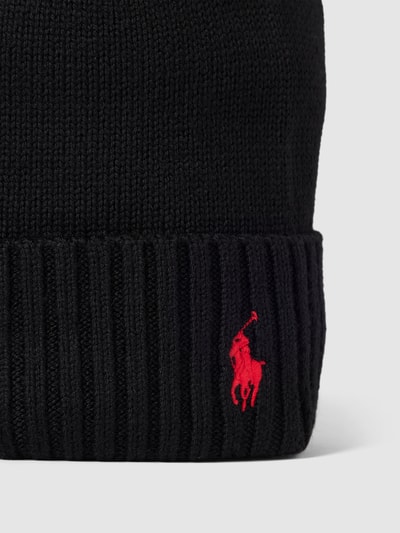 Polo Ralph Lauren Teens Beanie aus Wolle mit Label-Stitching Black 2