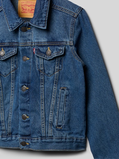 Levi’s® Kids Jeansjacke mit Brusttaschen Blau 2