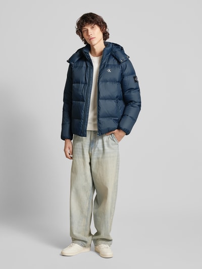 Calvin Klein Jeans Daunenjacke mit Daunen-Feder-Füllung Modell 'ESSENTIALS' Dunkelblau 1