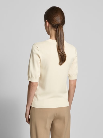 YAS Gebreide pullover met 1/2-mouwen, model 'LENA' Offwhite - 5