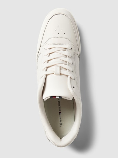 Tommy Hilfiger Sneaker aus Leder mit Strukturmuster Modell 'ELEVATED CUPSOLE' Weiss 3