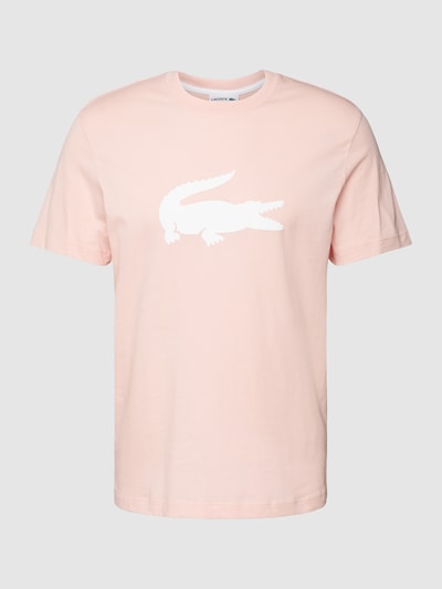 Lacoste T-shirt met ronde hals Roze - 2