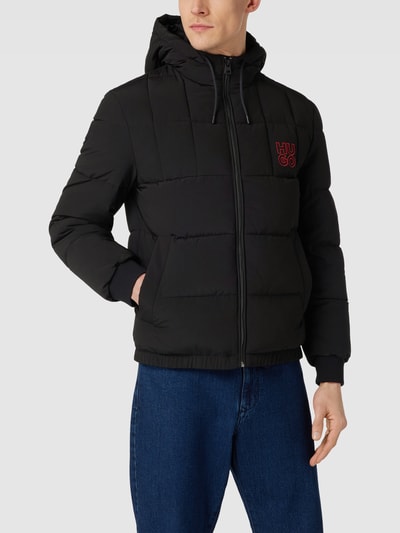 HUGO Jacke mit  Kapuze Modell 'Balin' Black 4