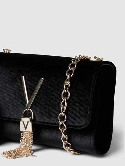 VALENTINO BAGS Clutch aus Samt mit Label-Detail Modell 'DIVINA' Black 2