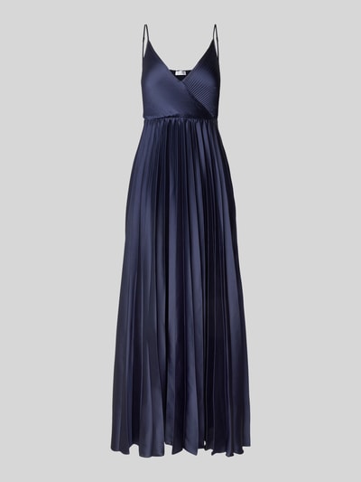 GUIDO MARIA KRETSCHMER WOMAN Abendkleid mit Plisseefalten Modell 'Sarina' Dunkelblau 2