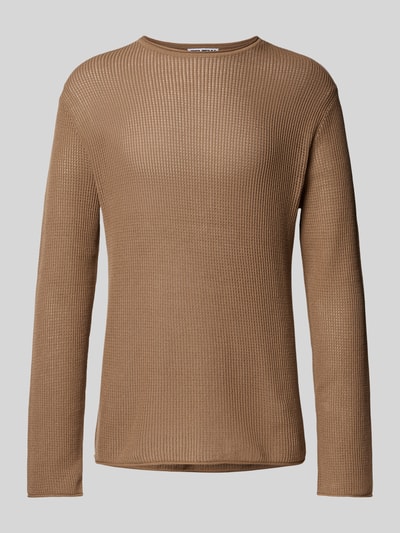 REVIEW Strickpullover mit Rundhalsausschnitt Mud 2