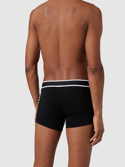 Emporio Armani Trunks met labelprint Zwart - 4