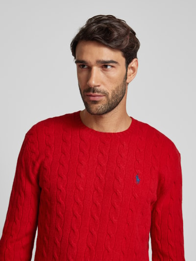 Polo Ralph Lauren Pullover met logostitching Rood - 3