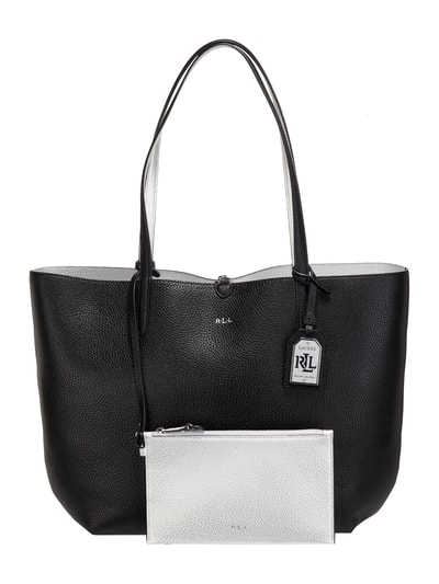 Lauren Ralph Lauren Wende-Shopper mit abnehmbarer Reißverschlusstasche Black 3