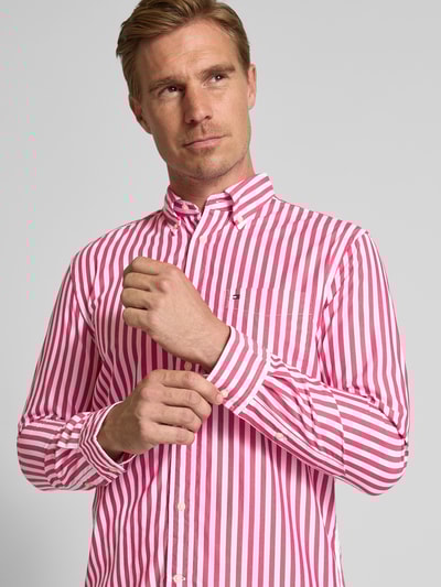 Tommy Hilfiger Regular fit vrijetijdsoverhemden van puur katoen Rood - 3